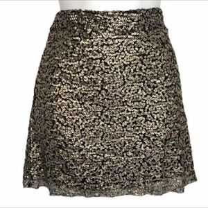 Native Rose Embellished Mini Skirt NWT